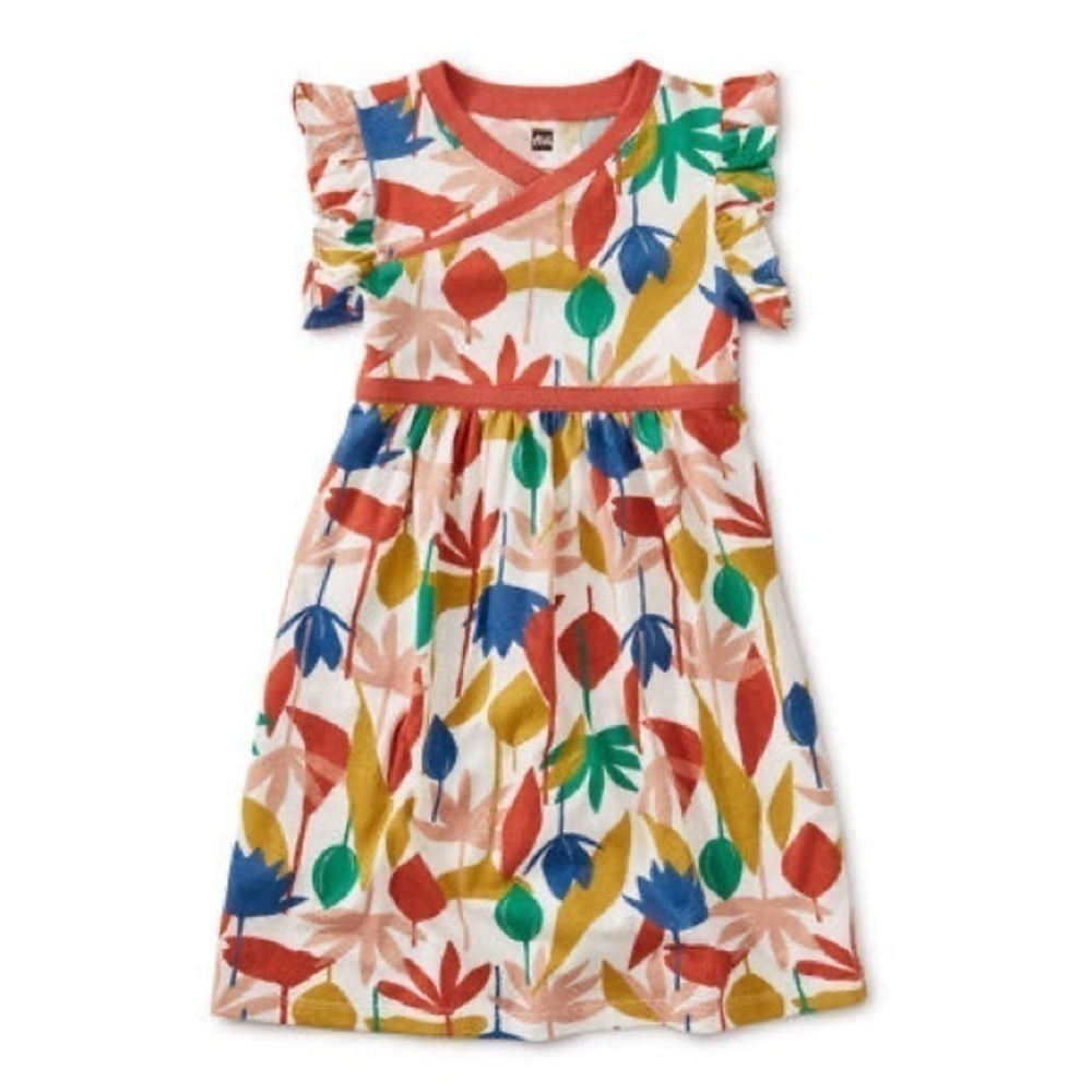 Tea Collection
Wrap Neck Dress - Egyptian Floral 2T NWT
